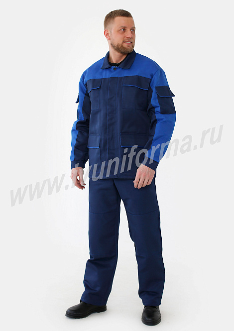 Костюм рабочий мужской "Спец" (куртка + полукомбинезон)