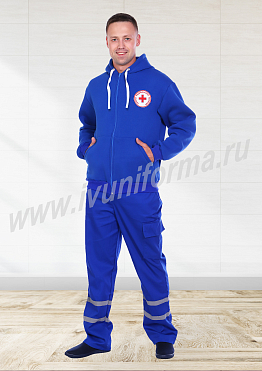 Толстовка мужская для скорой помощи арт. СП-03-01-ФУТ