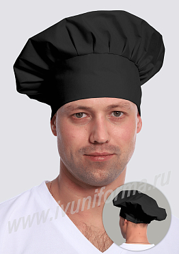 Колпак повара на резинке мужской арт. ГУ-12-45-ТС